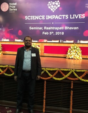 At a seminar at the Presidential Palace, New Delhi